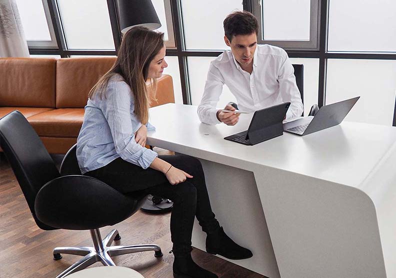 Beratungssituation für facelift wien