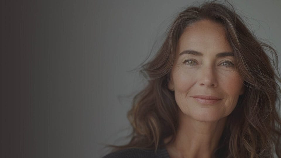 Frau nach Fadenlifting