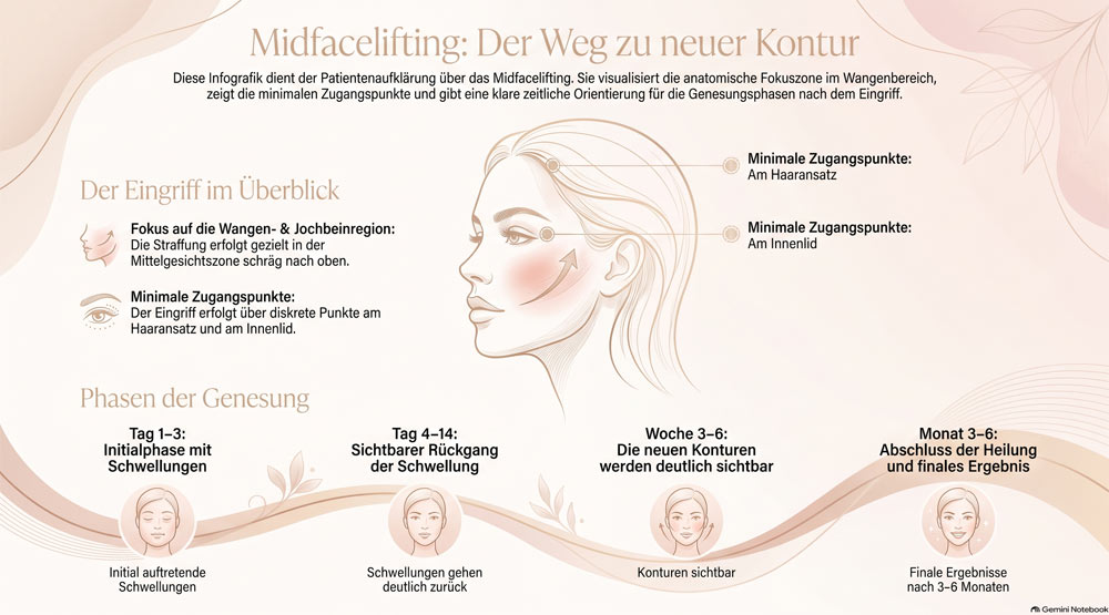 Grafik zum Thema Midfacelifting