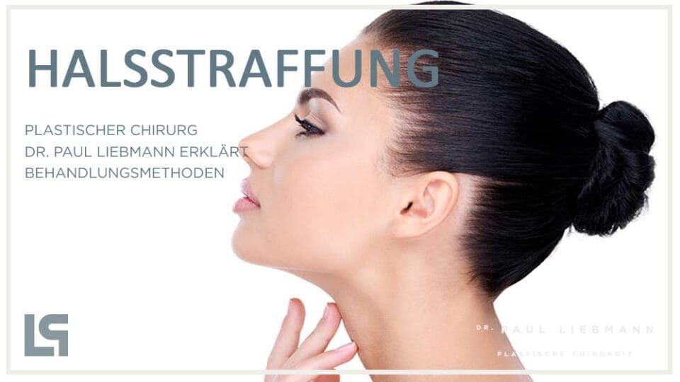 Frau mit straffem Hals