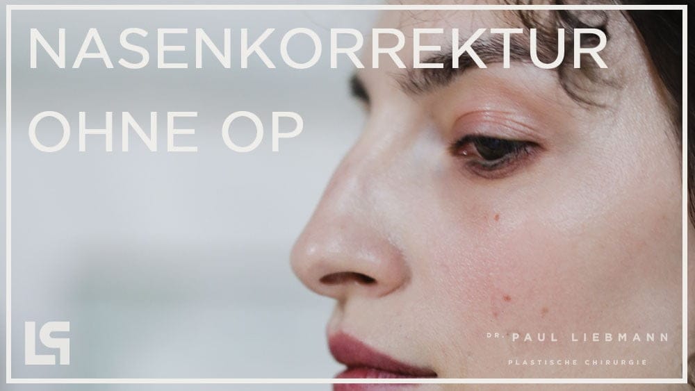 Frau mit Höckernase